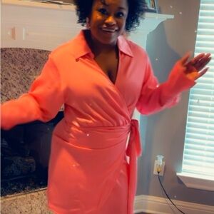 H&M Wrap-over Shirt Dress